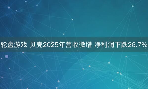轮盘游戏 贝壳2025年营收微增 净利润下跌26.7%