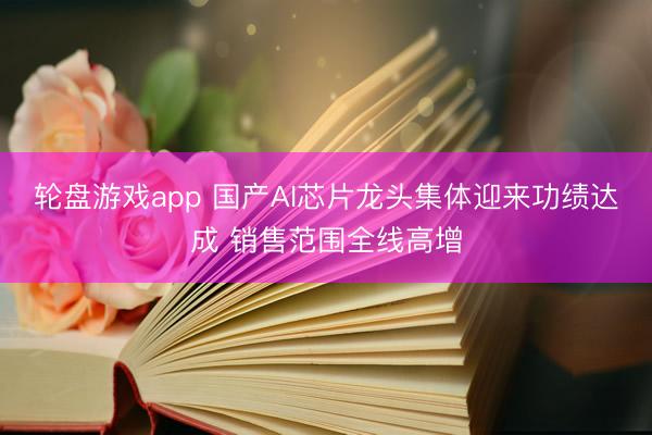 轮盘游戏app 国产AI芯片龙头集体迎来功绩达成 销售范围全线高增