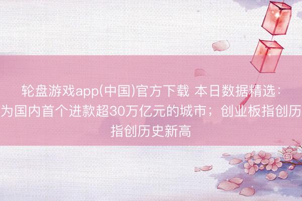 轮盘游戏app(中国)官方下载 本日数据精选:北京成为国内首个进款超30万亿元的城市;创业板指创历史新高